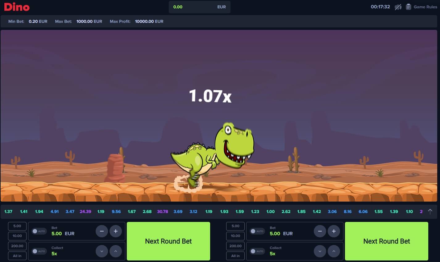 Dino juego de casino